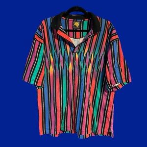 Vintage Bijous Multicolor Polo Shirt